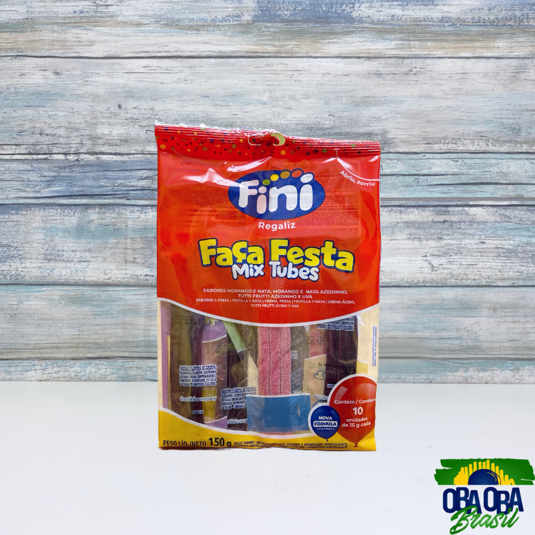 Fini Tubes Assorted Party Mix/Faca Festa Mix Tubes | OBA OBA Brasil